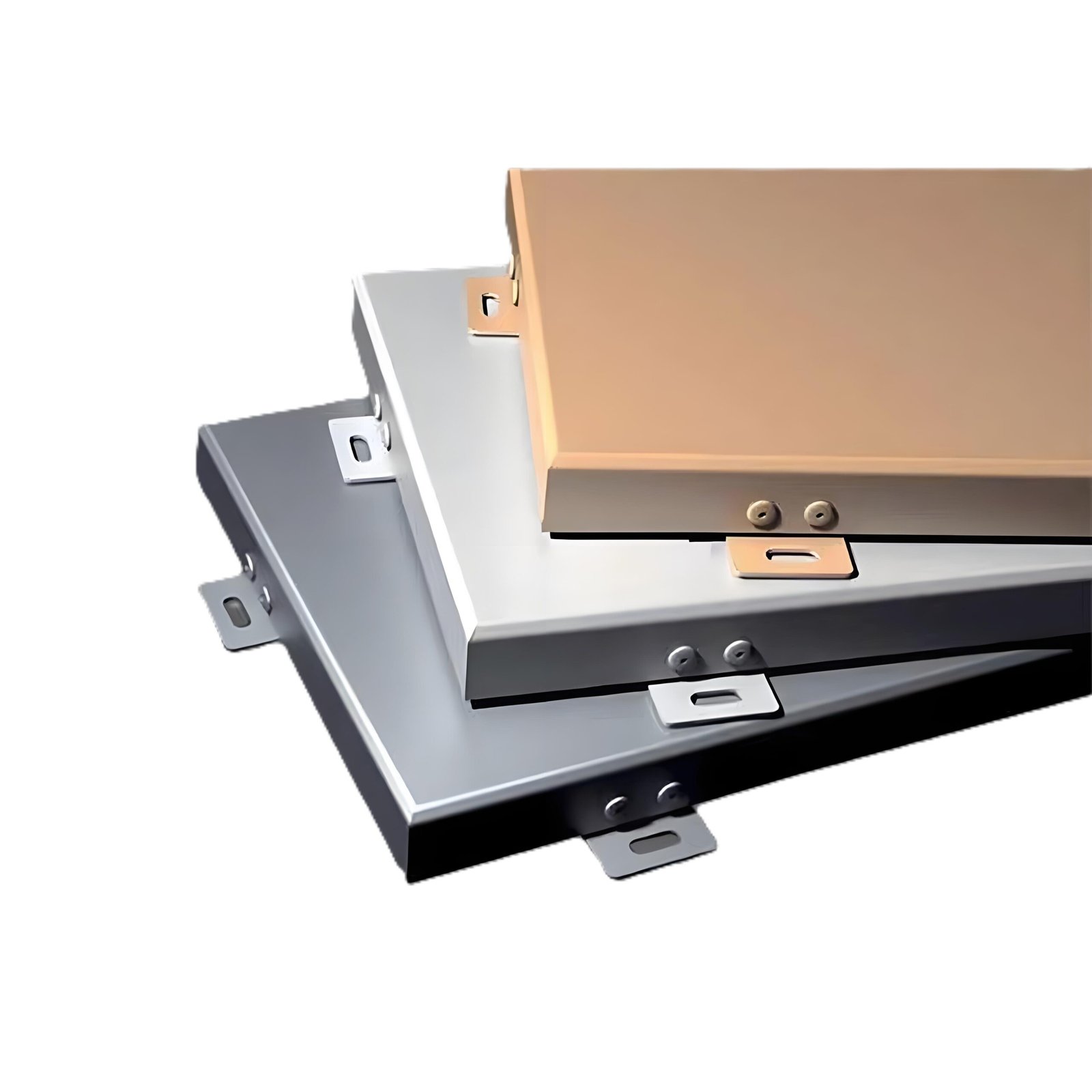 Fluorocarbon sprayed aluminum veneer